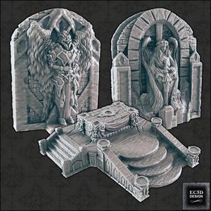 Altar, Dais and Angel Edifices [Support-Free]