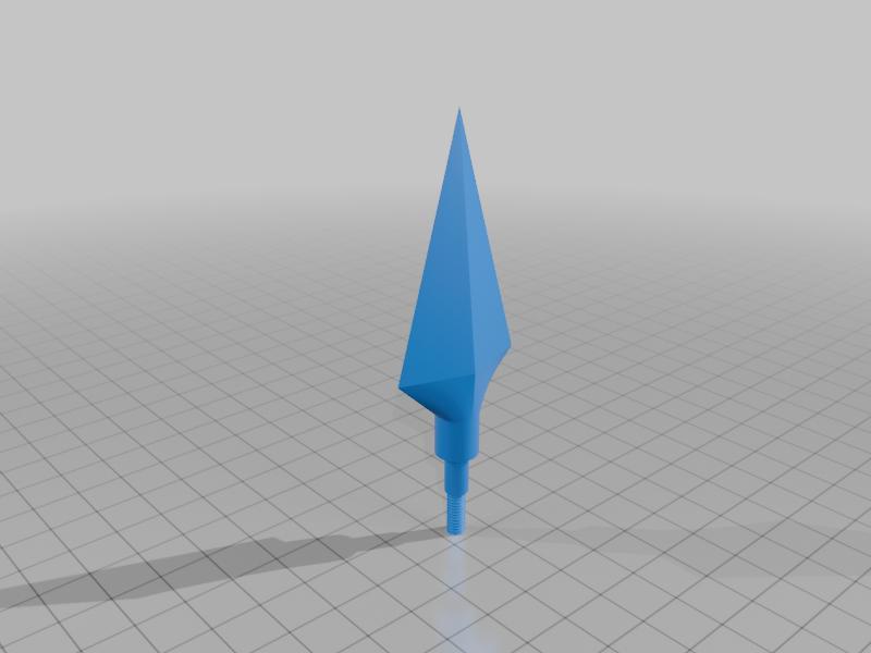 2 arrowheads with M4 metric threads