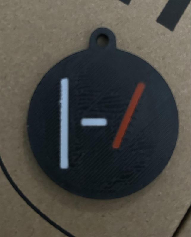 Twenty One Pilots - Blurryface Logo Keychain