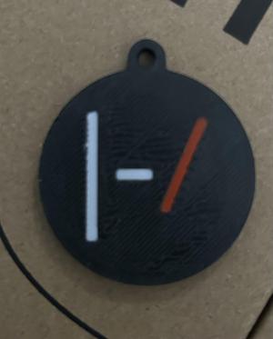 Twenty One Pilots - Blurryface Logo Keychain