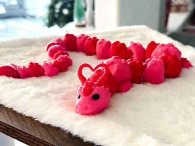 Valentine's Day Love Dragon Flexi