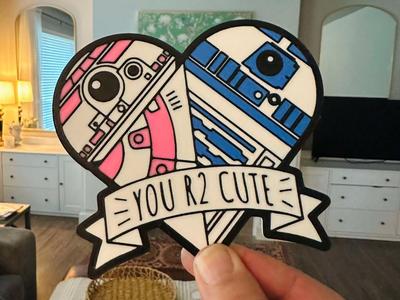 You R2 Cute Art or Coaster