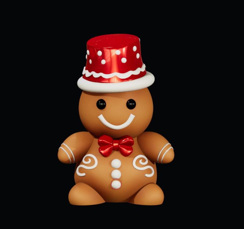 Flashy Gingerbread sculpture