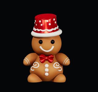 Flashy Gingerbread sculpture