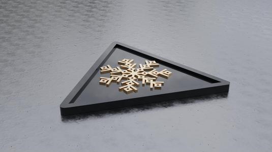 Snowflake coaster (Coaster for drinks) Bundle