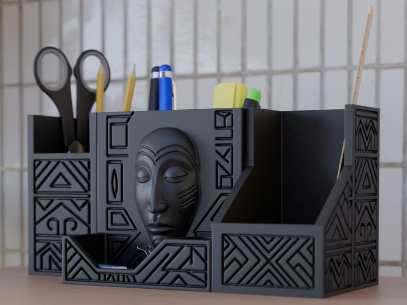 Tribal Inspired Multifunctional Organizer