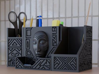 Tribal Inspired Multifunctional Organizer