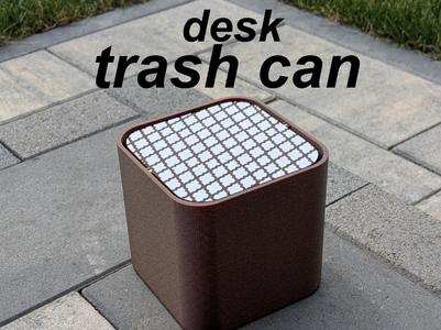 Desk Trash Can Garbage Bin