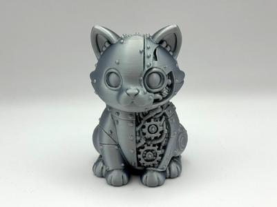 Cybrrr Cat – Steampunk Sentinel