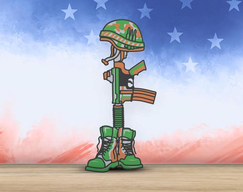 Fallen Soldier - Battlefield Cross 