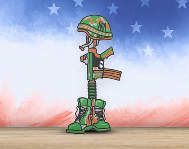 Fallen Soldier - Battlefield Cross 