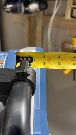 Shop Nation miter saw dust collection support arm