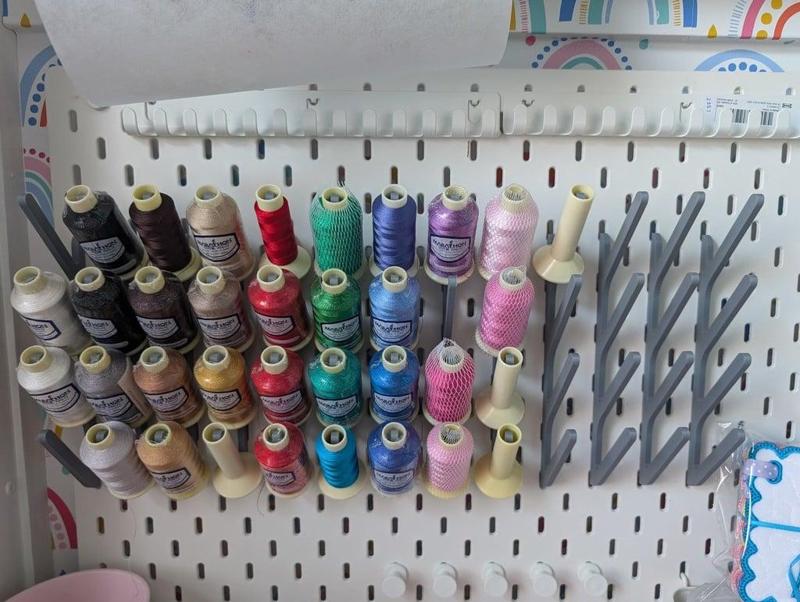 Ikea Skadis Marathon Thread Spool Holder