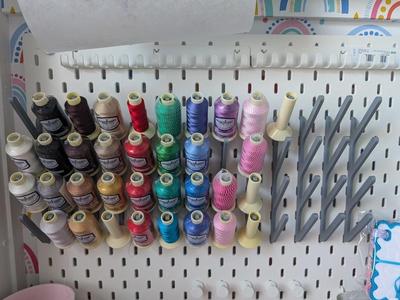 Ikea Skadis Marathon Thread Spool Holder