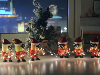 Festive Minion-Inspired Santa Decor - 3D Printable Holiday Models