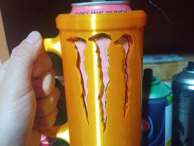 Monster Energy Can Holder 500ml v2 (NO SUPPORTS)