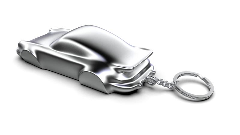 Porsche 911 (930) Turbo Speedform Automotive Sculpture Keychain 3D print model