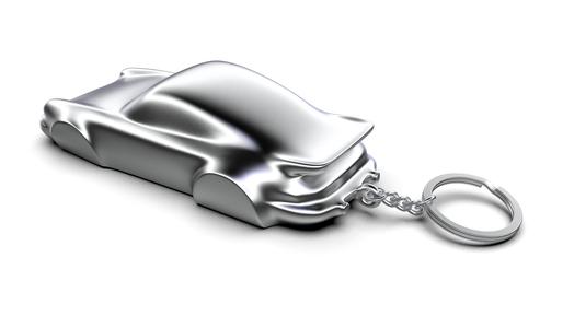 Porsche 911 (930) Turbo Speedform Automotive Sculpture Keychain 3D print model