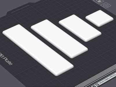 4 40mm aluminium profile end caps (40,80,120&160)