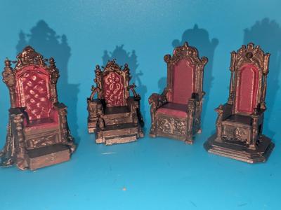 Thrones for Miniatur, dioramen 