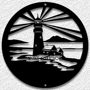 lighthouse wall art ocean wall decor beach decoration