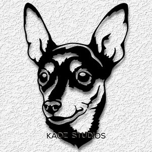 minpin wall art miniature pinscher wall decor dog decoration