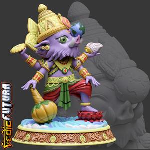 Chibi Varaha - Carrying the Earth