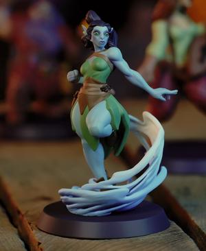 Shayla the Druid - D&D, Pathfinder, fantasy tabletop mini 