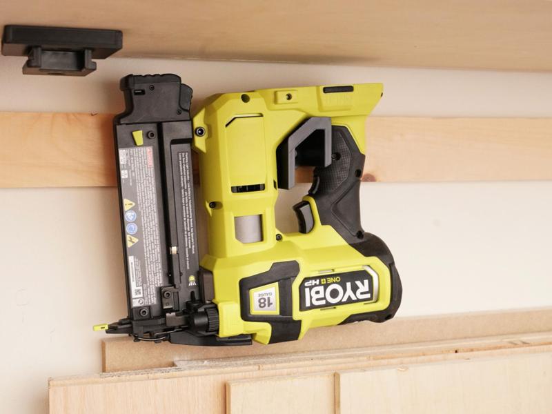 Ryobi HP Brushless Brad Nailer Wall Mount