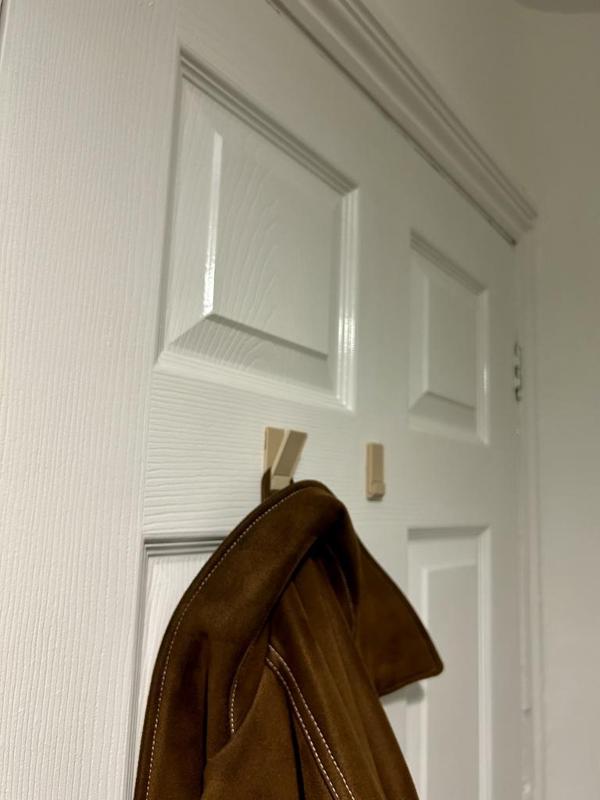 FOLDABLE SPACE-SAVING MULTI-PURPOSE 3D PRINTED WALL HOOKS FOR HOME ORGANIZATION | PRINT IN PLACE