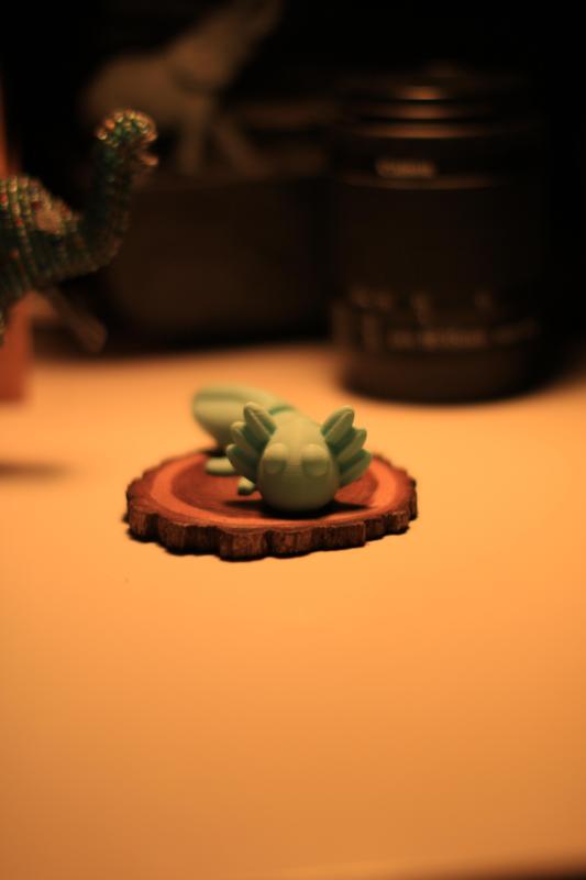 cute articulated axolotle
