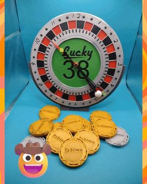Fallout Lucky 38 Roulette Wall Clock