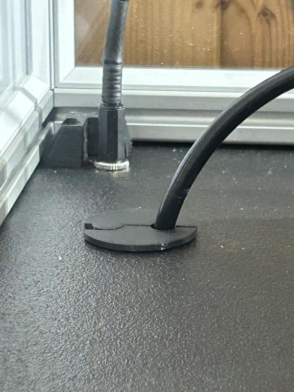The HomeCube - 240V power supply cable grommet