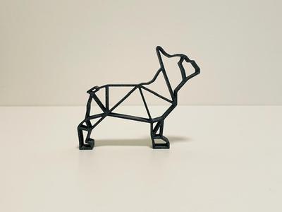 Frenchie line art V3