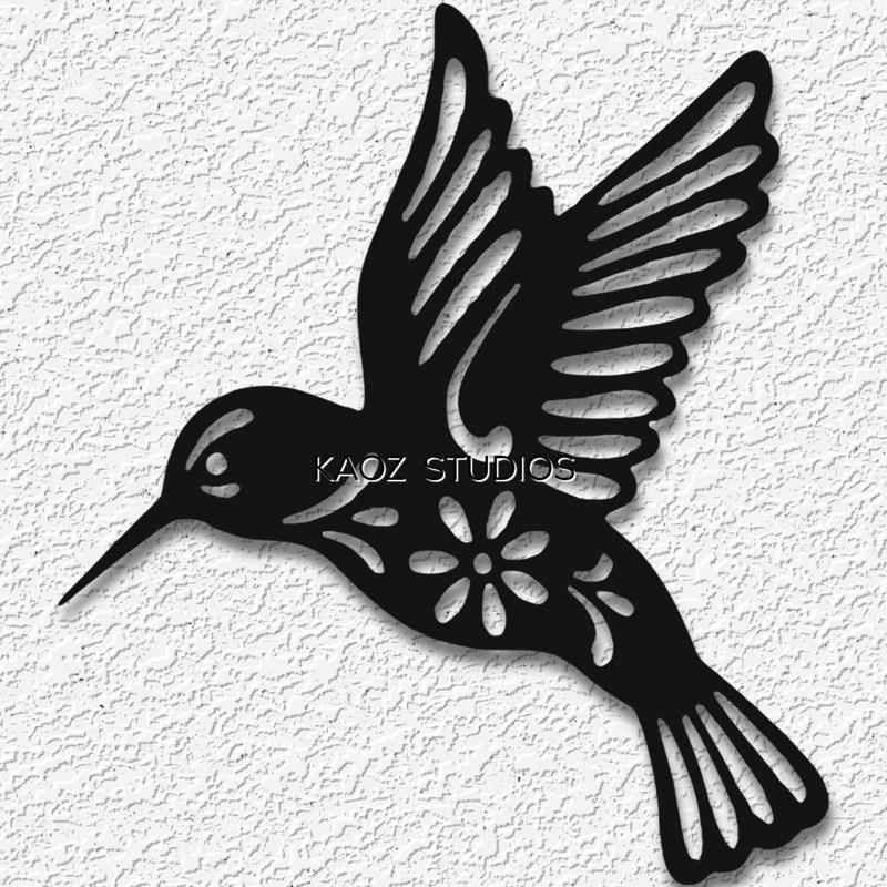 Hummingbird wall art bird nature decor