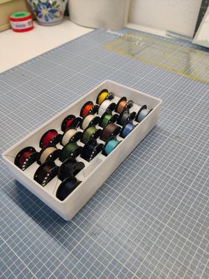 Gridfinity Bobbin holder for 23 BERNINA jumbo spool