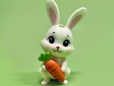 Cute easter bunny