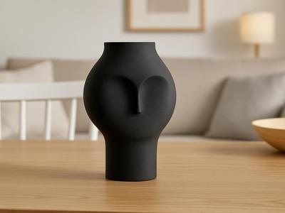 Modern Face Vase – Minimalist Home Decor