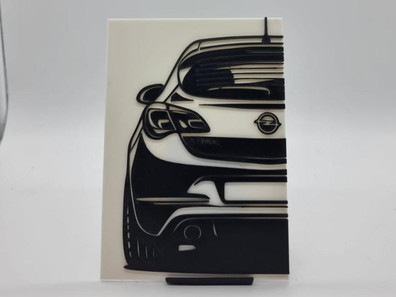2D Wall Art Opel Astra J FLH