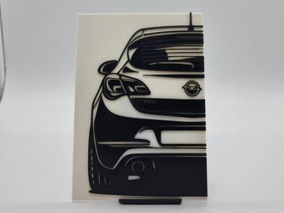 2D Wall Art Opel Astra J FLH