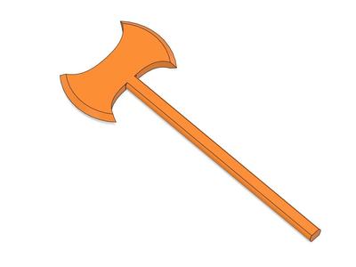 Battle Axe for Dummy 13