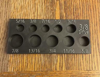 Pittsburgh Pro 3/8 Drive SAE Socket Set Holder