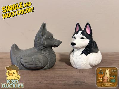 Siberian Husky Duck