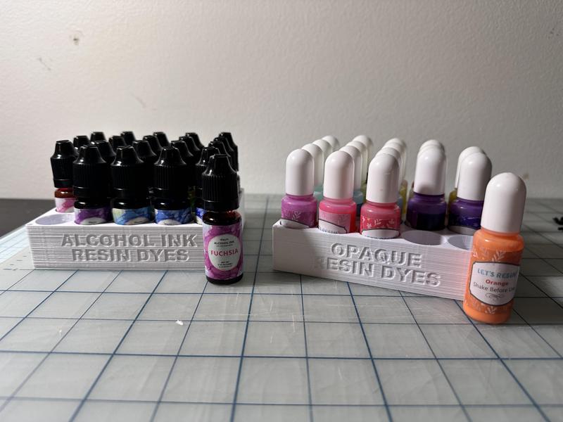 Resin Dye Bottles Holder