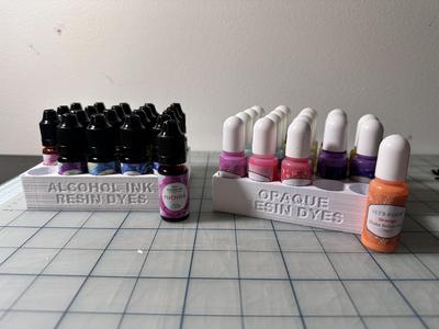 Resin Dye Bottles Holder