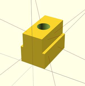 T-slot Slider OpenScad Generator