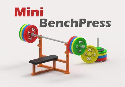 Mini Gym BenchPress - My PR Bench Press