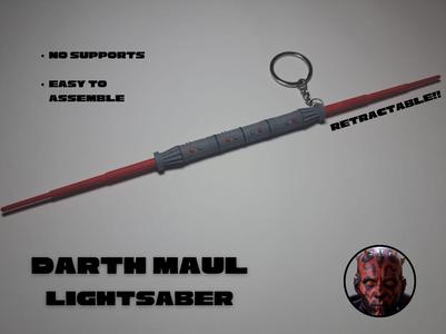 Darth Maul LIghtsaber keychain (Retractable)