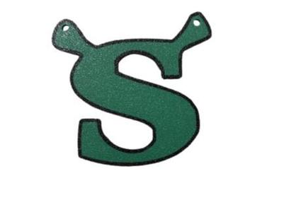 Shrek "S" Keychain 