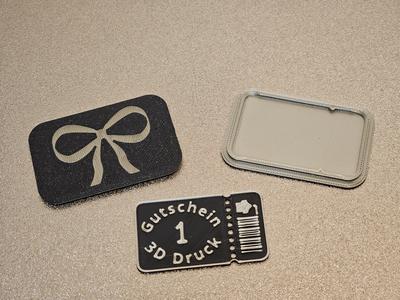 Gift Box for 3D Print Coupon